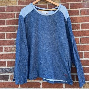 Tommy Bahama Mens Crew Neck Fleece Lined Sweater Blue Size XXL